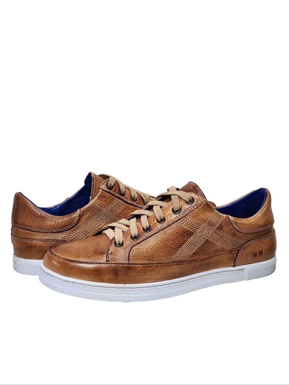 BED/STU Wizard Leather Sneakers Sz 9.5 Tan Rustic